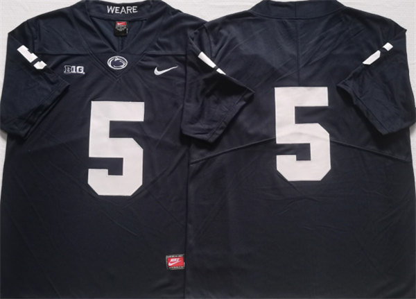 Men's Penn State Nittany Lions Custom Black Stitched Jersey Men's Penn State Nittany Lions Custom Black Stitched Jersey